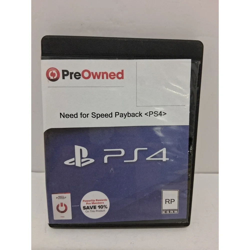 Need For Speed Payback Ps4